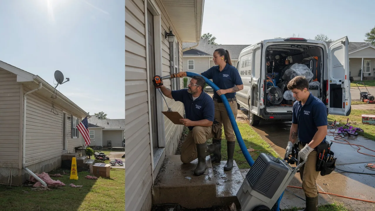 Ceiling Water Damage Restoration in Pearl River, LA near me